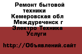 Ремонт бытовой техники.   - Кемеровская обл., Междуреченск г. Электро-Техника » Услуги   